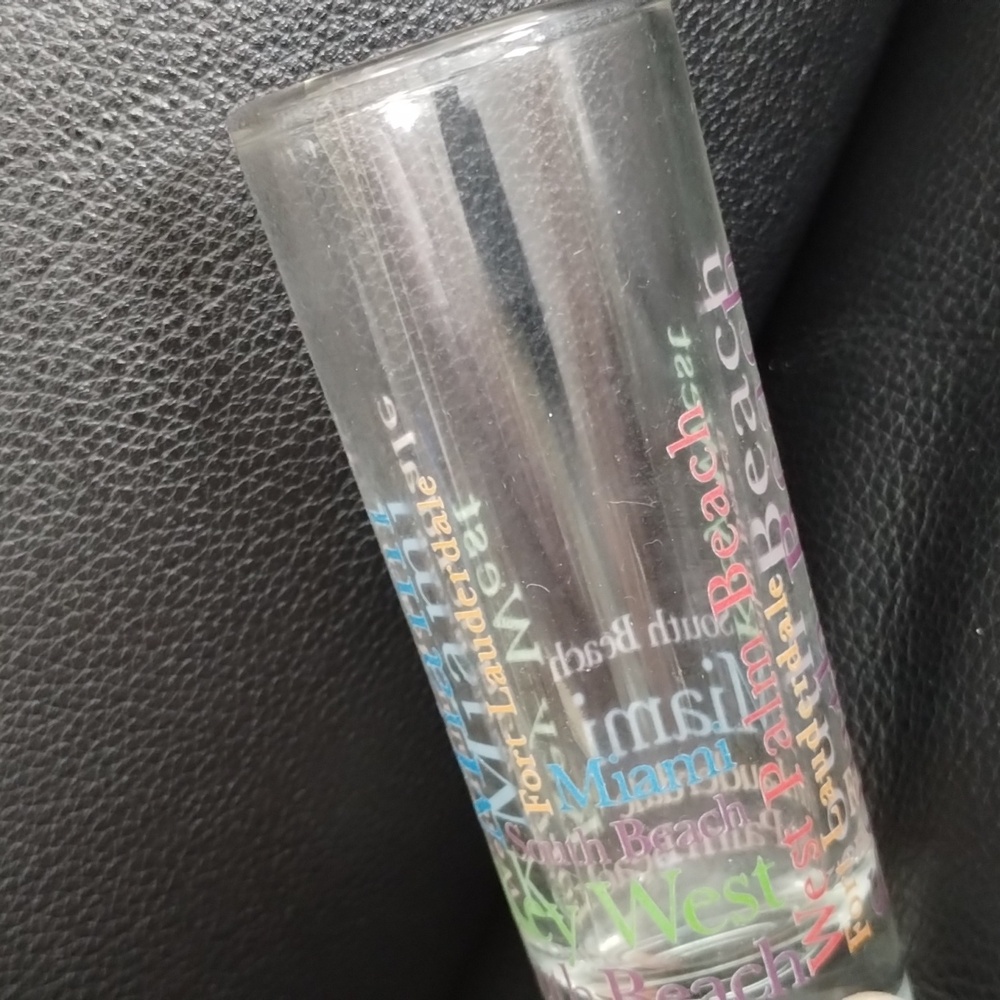 Colorful Text Shot Glass - Picture 3 of 3